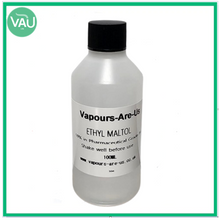 Load image into Gallery viewer, ETHYL MALTOL SWEETENER 10% IN PG BASE FOR E-LIQUIDS 10ml - 1ltr

