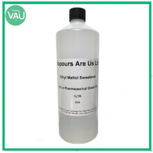 Load image into Gallery viewer, ETHYL MALTOL SWEETENER 10% IN PG BASE FOR E-LIQUIDS 10ml - 1ltr
