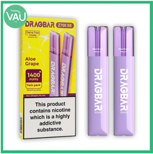 Load image into Gallery viewer, Zovoo Dragbar Z700 SE Vape Bars- 2 Pack

