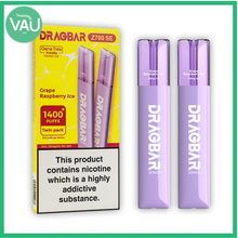 Load image into Gallery viewer, Zovoo Dragbar Z700 SE Vape Bars- 2 Pack
